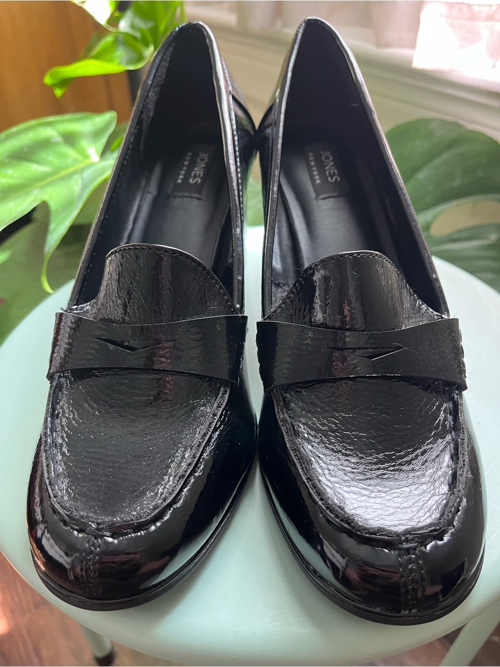 Jones New York Black Patent Loafers